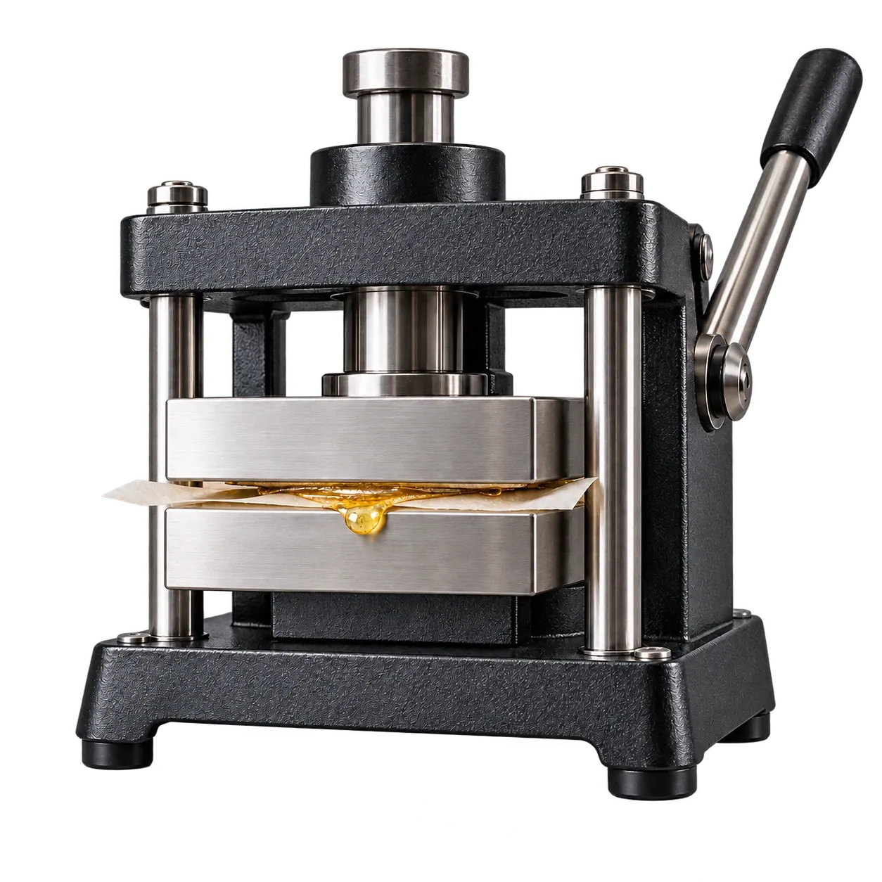 A rosin press, an example of mechanical processing